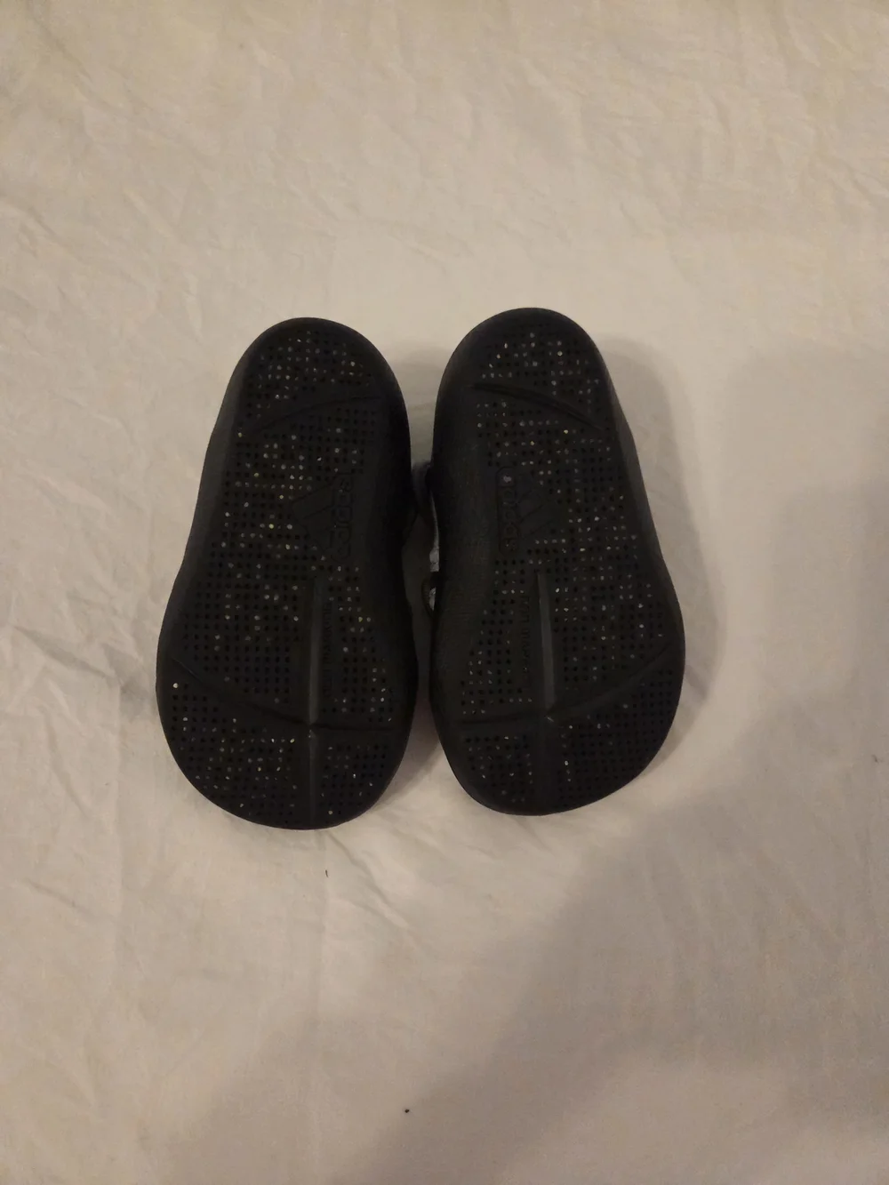 Kids Black and Gray Adidas Water-Ready Shoes